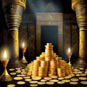 Incense, Chill Vibes 11" Pack [Egyptian Gold] (5 Bamboo & Charcoal Sticks)