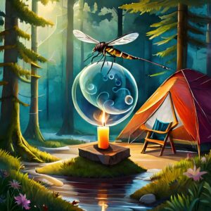 Incense, Chill Vibes 11" Pack [Citronella Bug-Be-Gone] (5 Bamboo & Charcoal Sticks)